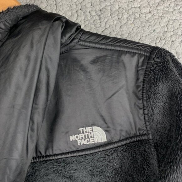 The North Face Women's Jacket Black Fleece Pullover Full Zip Up Pockets Size S - Picture 5 of 16